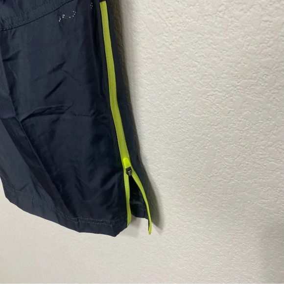 Danskin Now Green Black Elastic Waistband Leg Zipper Pull On Track Pants Size L - Picture 4 of 9